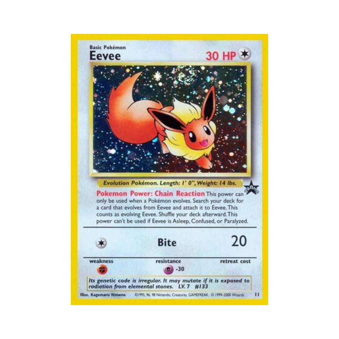포켓몬 TCG 이브이 P 위자드 오브 더 코스트 프로모카드 (영문판)(Pokemon TCG Eevee P Wizards of the Coast Promos (English Ver.)) - 1