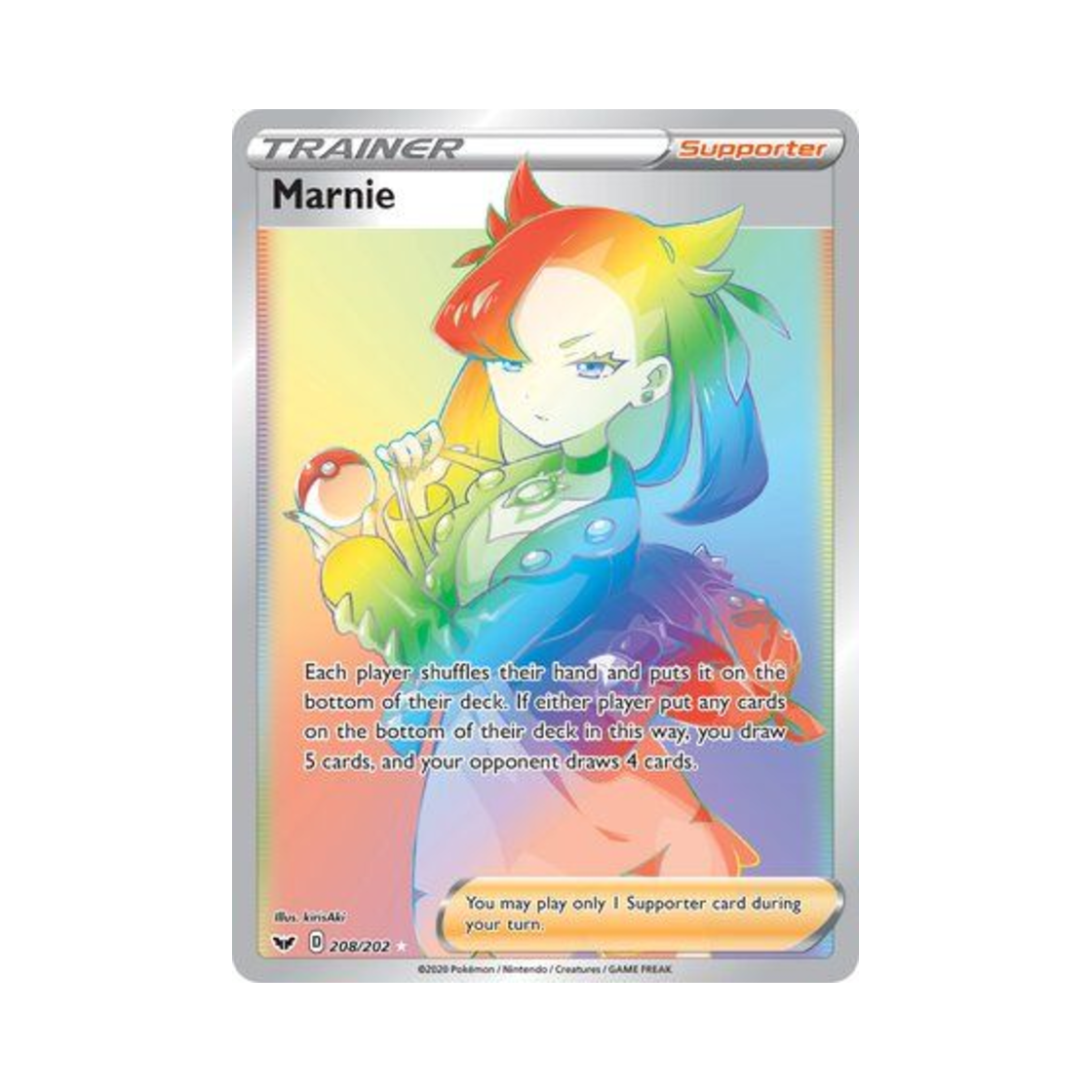 포켓몬 TCG 마리 RR 소드 & 실드 (영문판)(Pokemon TCG Marnie RR Sword & Shield (English Ver.)) - 1