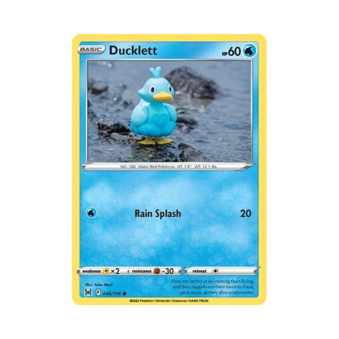 포켓몬 TCG 꼬지보리 C 로스트 오리진 (영문판)(Pokemon TCG Ducklett C Lost Origin (English Ver.)) - 1