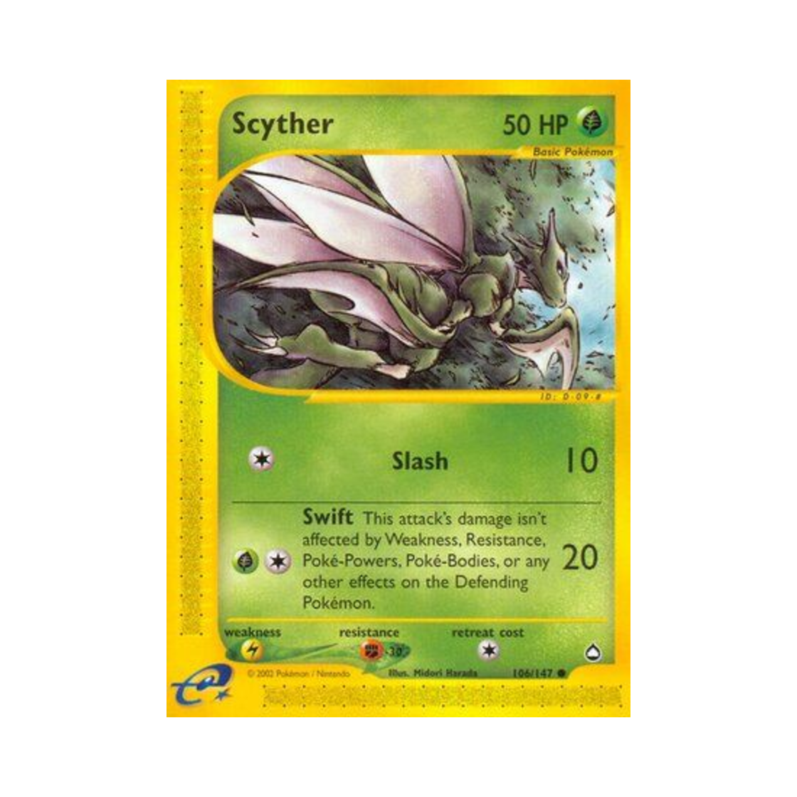 포켓몬 TCG 스라크 C 아쿠아폴리스 (영문판)(Pokemon TCG Scyther C Aquapolis (English Ver.)) - 1