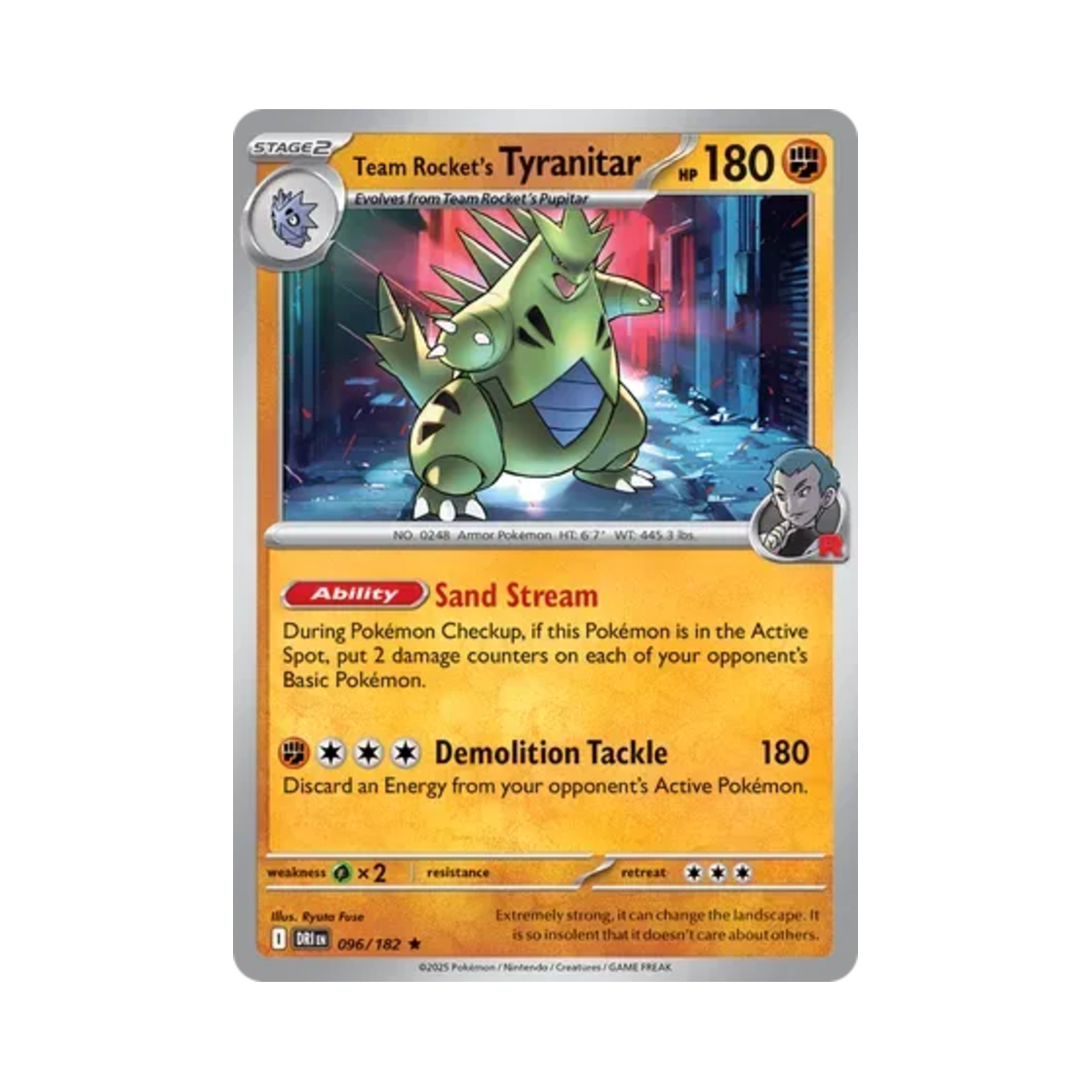 포켓몬 TCG 로켓단의 마기라스 R 데스티니드 라이벌스 (영문판)(Pokemon TCG Team Rocket's Tyranitar R Destined Rivals (English Ver.)) - 1