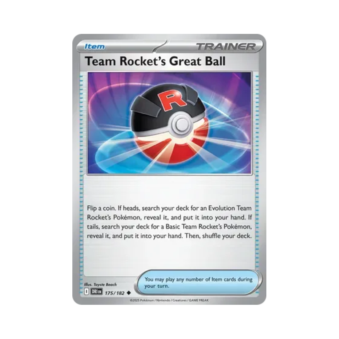 포켓몬 TCG 로켓단의 슈퍼볼 U 데스티니드 라이벌스 (영문판)(Pokemon TCG Team Rocket's Great Ball U Destined Rivals (English Ver.)) - 1