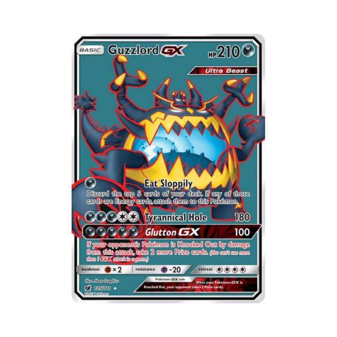 포켓몬 TCG 악식킹 GX RU 크림슨 인베이전 (영문판)(Pokemon TCG Guzzlord GX RU Crimson Invasion (English Ver.)) - 1