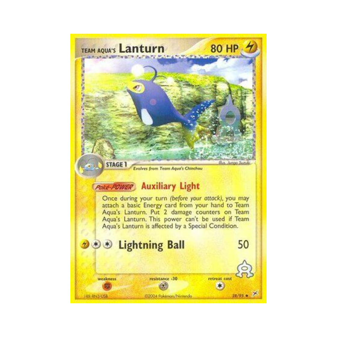 포켓몬 TCG 아쿠아단의 랜턴 U EX 마그마단 vs 아쿠아단 (영문판)(Pokemon TCG Team Aqua's Lanturn U EX Team Magma vs Team Aqua (English Ver.)) - 1