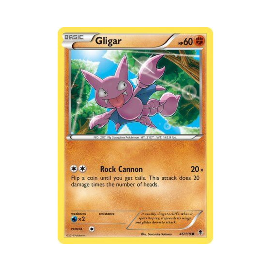 포켓몬 TCG 글라이거 C 팬텀 포스 (영문판)(Pokemon TCG Gligar C Phantom Forces (English Ver.)) - 1
