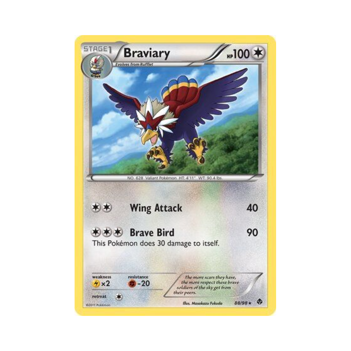 포켓몬 TCG 워글 RH 이머징 파워스 (영문판)(Pokemon TCG Braviary RH Emerging Powers (English Ver.)) - 1