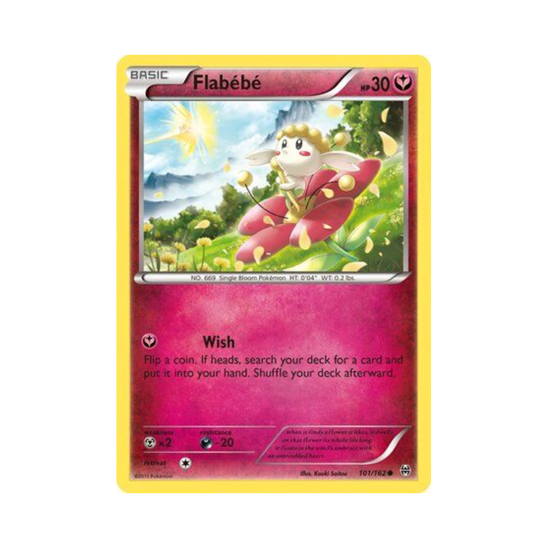 포켓몬 TCG 플라베베 C 브레이크스루 (영문판)(Pokemon TCG Flabebe C BREAKthrough (English Ver.)) - 1