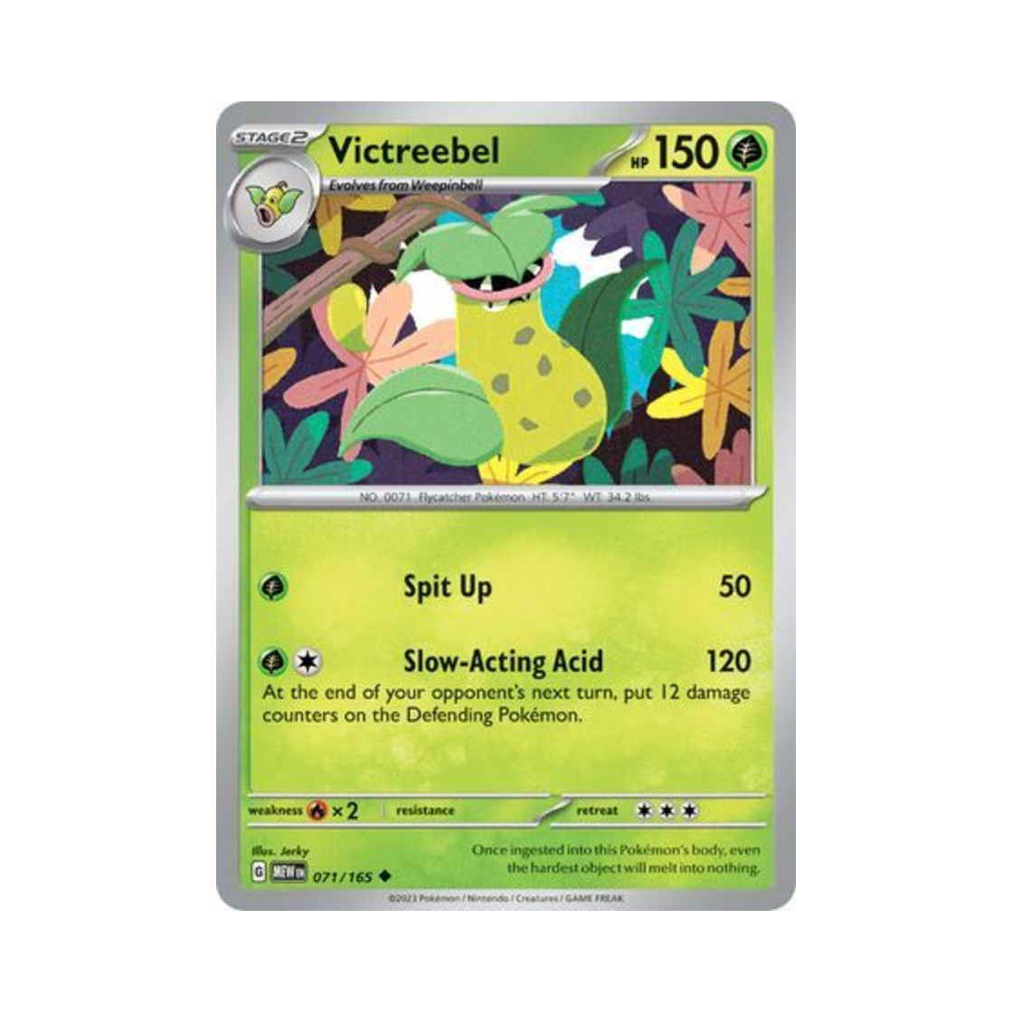 MEW071/165 Pokemon TCG Victreebel U Scarlet & Violet 151 (English Ver.)