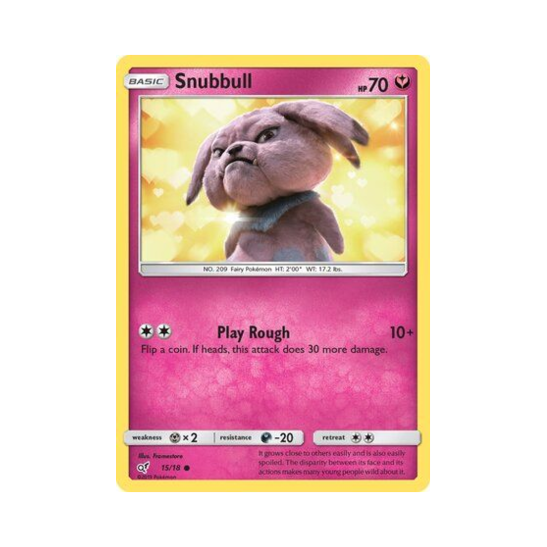 포켓몬 TCG 블루 C 명탐정 피카츄 (영문판)(Pokemon TCG Snubbull C Detective Pikachu (English Ver.)) - 1