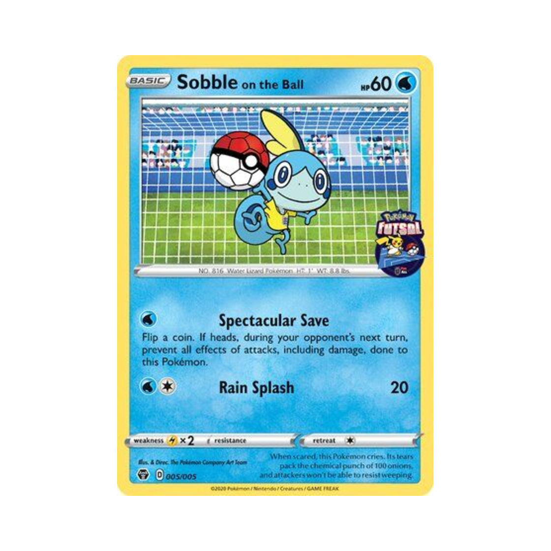 포켓몬 TCG 울머기 온 더 볼 포켓몬 풋살 (영문판)(Pokemon TCG Sobble on the Ball Pokemon Futsal (English Ver.)) - 1