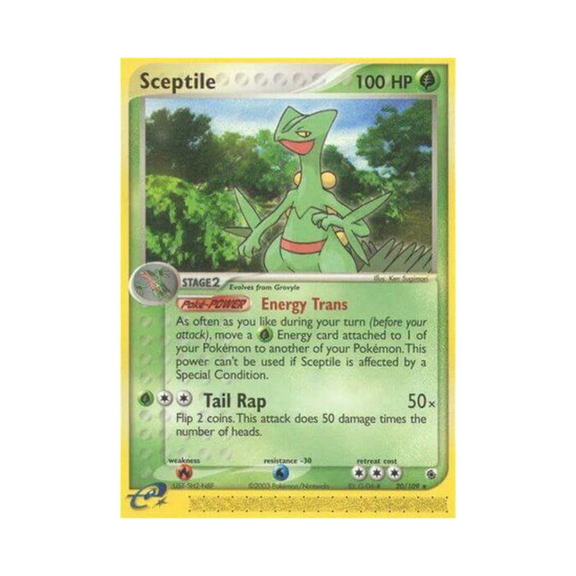 포켓몬 TCG 나무킹 R EX 루비 & 사파이어 (영문판)(Pokemon TCG Sceptile R EX Ruby & Sapphire (English Ver.)) - 1