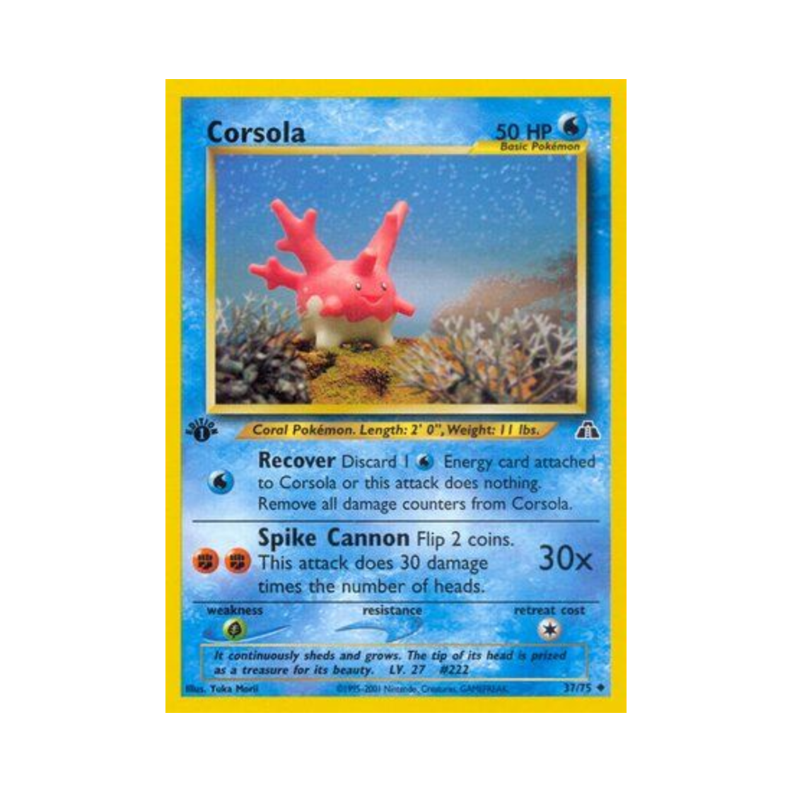 포켓몬 TCG 코산호 U 네오 디스커버리 (영문판)(Pokemon TCG Corsola U Neo Discovery (English Ver.)) - 1