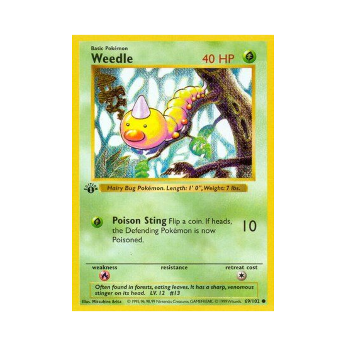 포켓몬 TCG 뿔충이 C 베이스 세트 (영문판)(Pokemon TCG Weedle C Base Set (English Ver.)) - 1