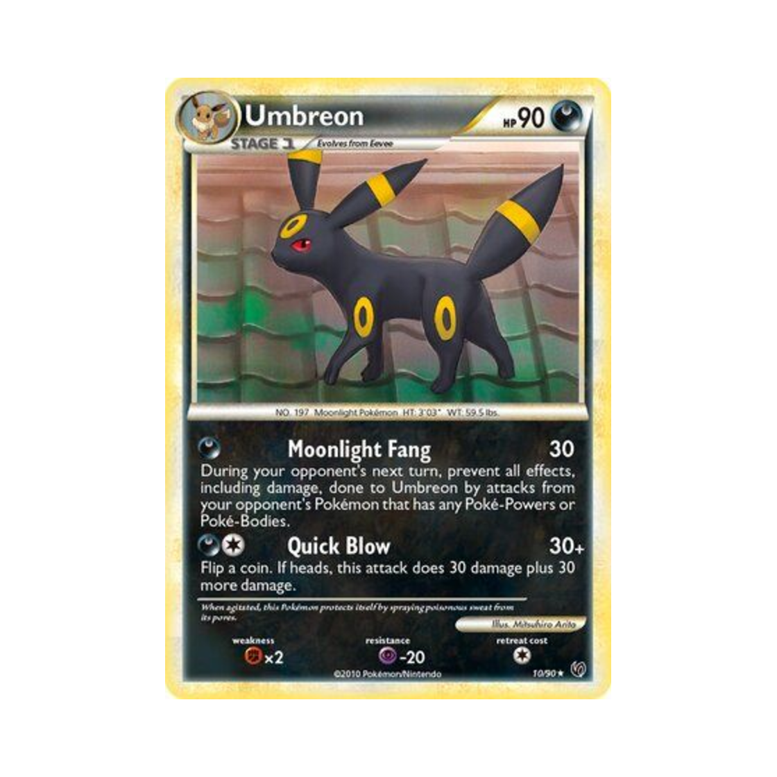 포켓몬 TCG 블래키 RH 언던티드 (영문판)(Pokemon TCG Umbreon RH Undaunted (English Ver.)) - 1