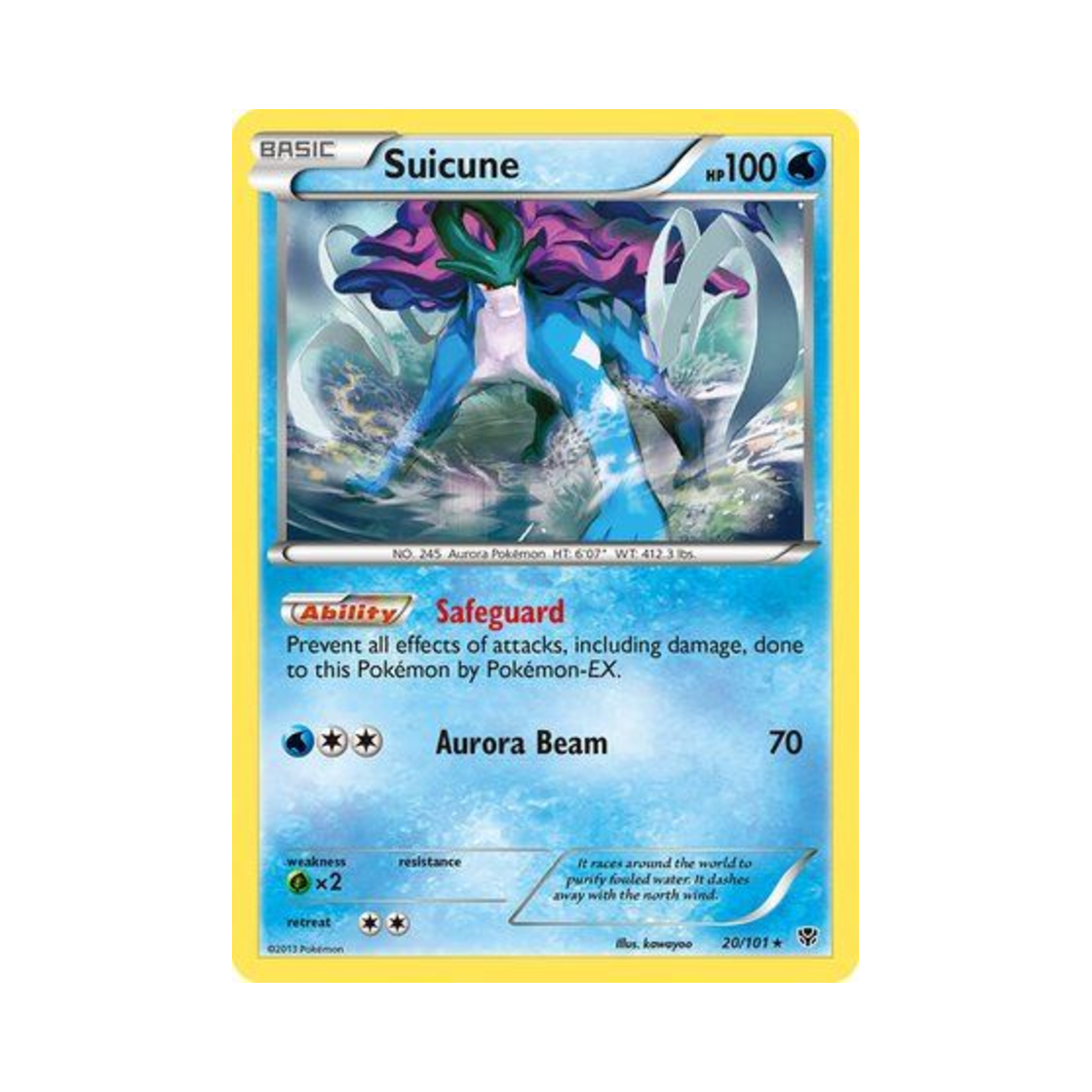 포켓몬 TCG 스이쿤 R 플라스마 블라스트 (영문판)(Pokemon TCG Suicune R Plasma Blast (English Ver.)) - 1