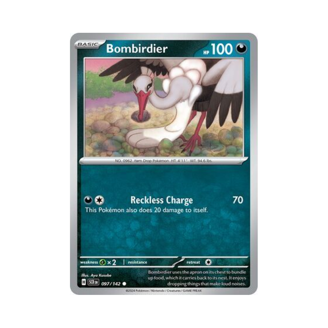 포켓몬 TCG 떨구새 C 스텔라 크라운 (영문판)(Pokemon TCG Bombirdier C Stellar Crown (English Ver.)) - 1