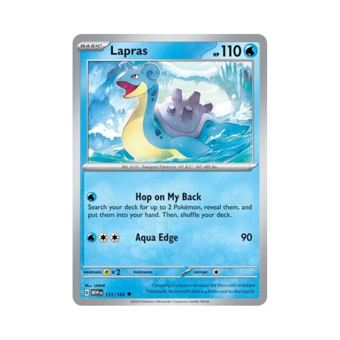 MEW131/165 Pokemon TCG Lapras U Scarlet & Violet 151 (English Ver.)