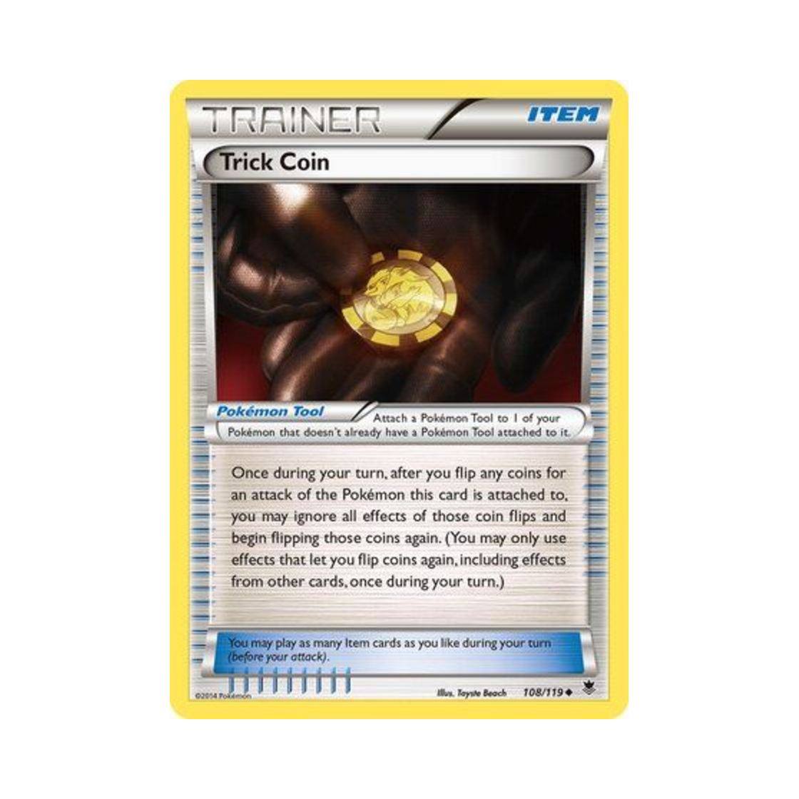 포켓몬 TCG 속임수 동전 U 팬텀 포스 (영문판)(Pokemon TCG Trick Coin U Phantom Forces (English Ver.)) - 1