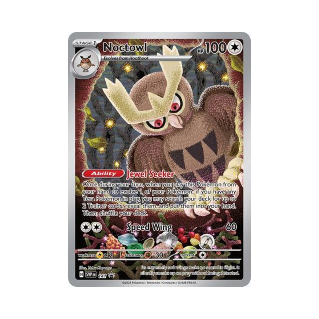 SVP141 Pokemon TCG Noctowl P Scarlet & Violet Promos (English Ver.)
