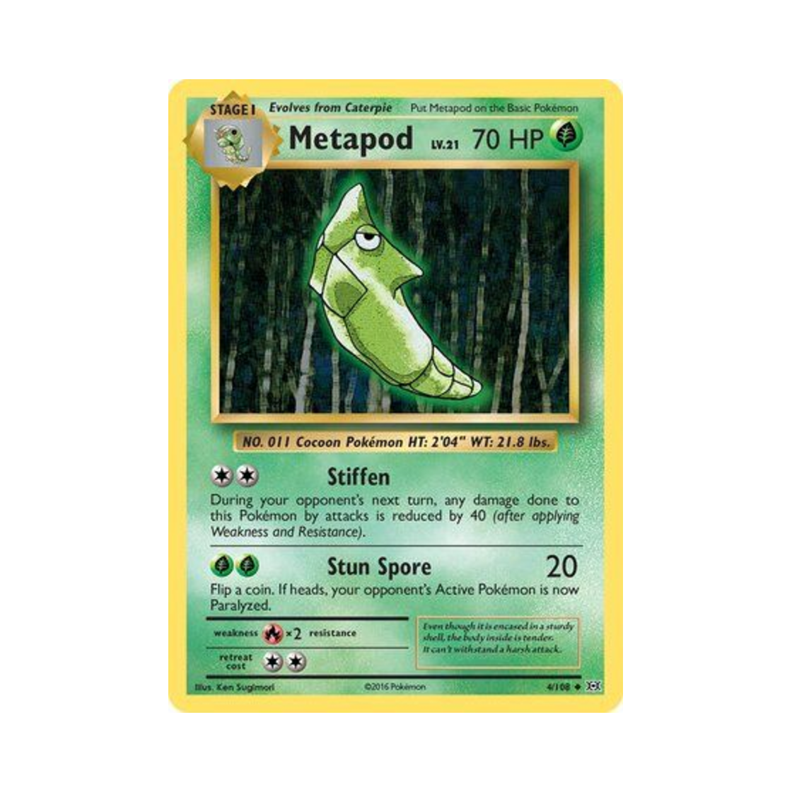 포켓몬 TCG 단데기 U 에볼루션즈 (영문판)(Pokemon TCG Metapod U Evolutions (English Ver.))