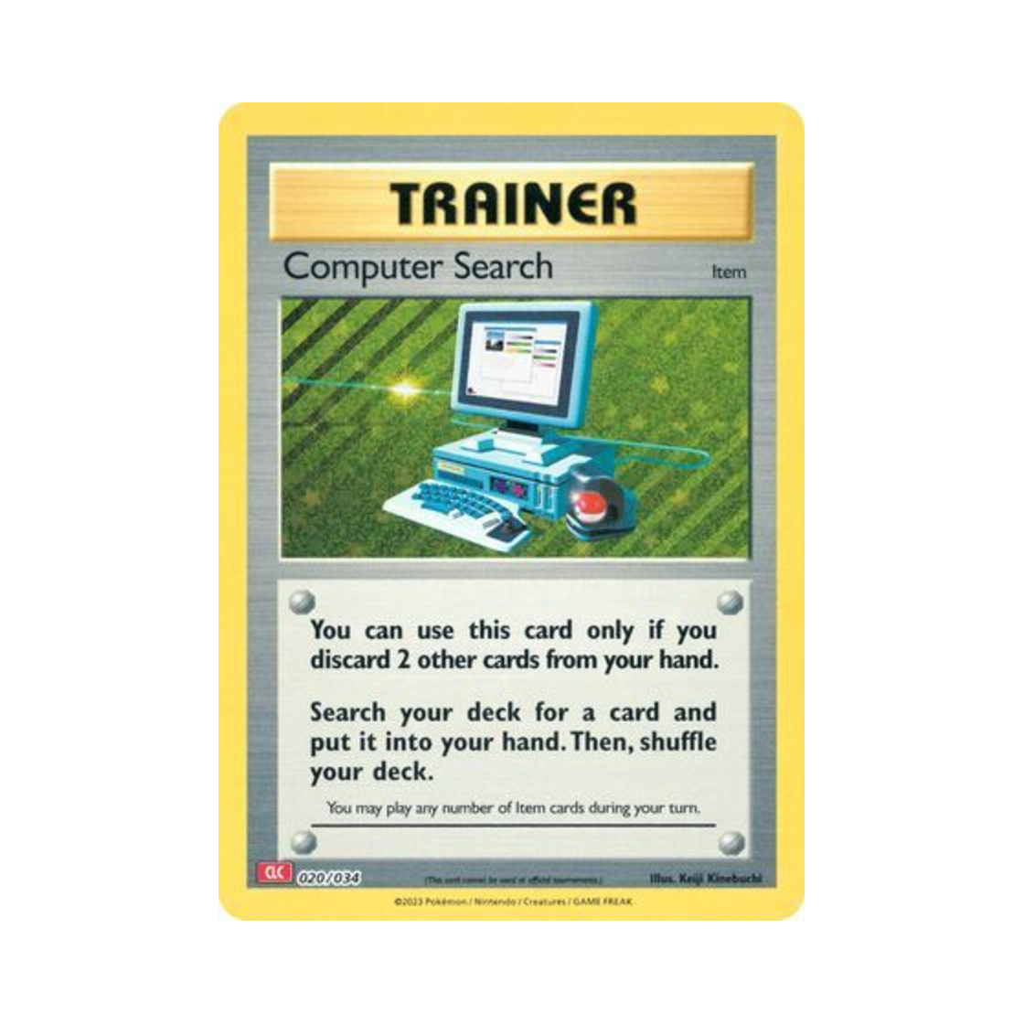 포켓몬 TCG 컴퓨터통신 포켓몬 TCG 클래식 (영문판)(Pokemon TCG Computer Search Pokemon TCG Classic (English Ver.))