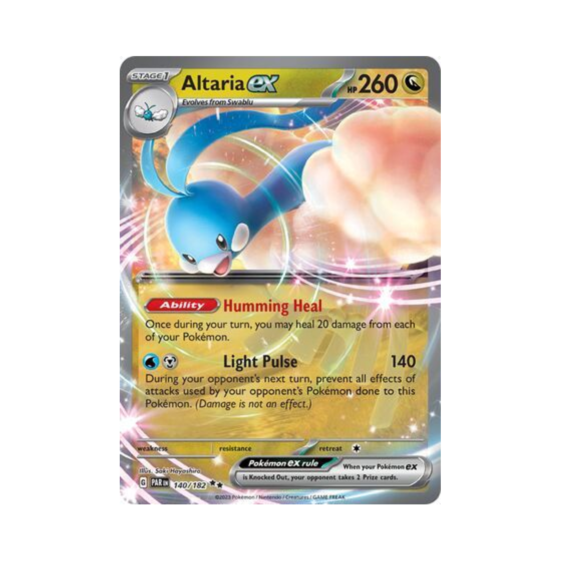 포켓몬 TCG 파비코리 ex DR 파라독스 리프트 (영문판)(Pokemon TCG Altaria ex DR Paradox Rift (English Ver.)) - 1