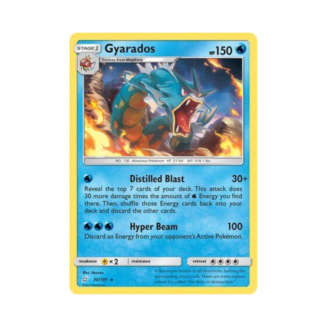 포켓몬 TCG 갸라도스 RH 팀업 (영문판)(Pokemon TCG Gyarados RH Team Up (English Ver.)) - 1