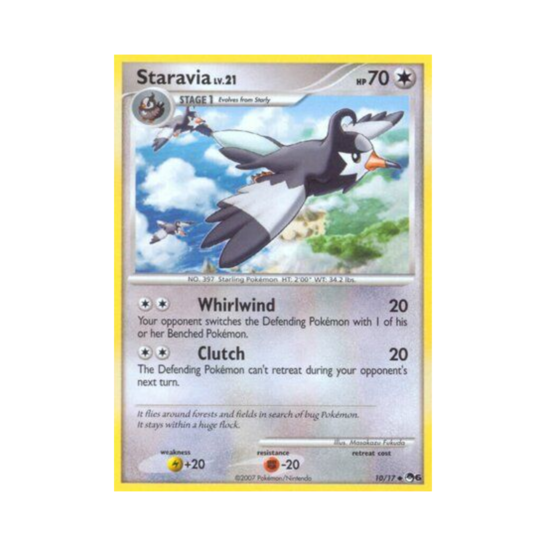 포켓몬 TCG 찌르버드 U 팝 시리즈 6 (영문판)(Pokemon TCG Staravia U POP Series 6 (English Ver.)) - 1