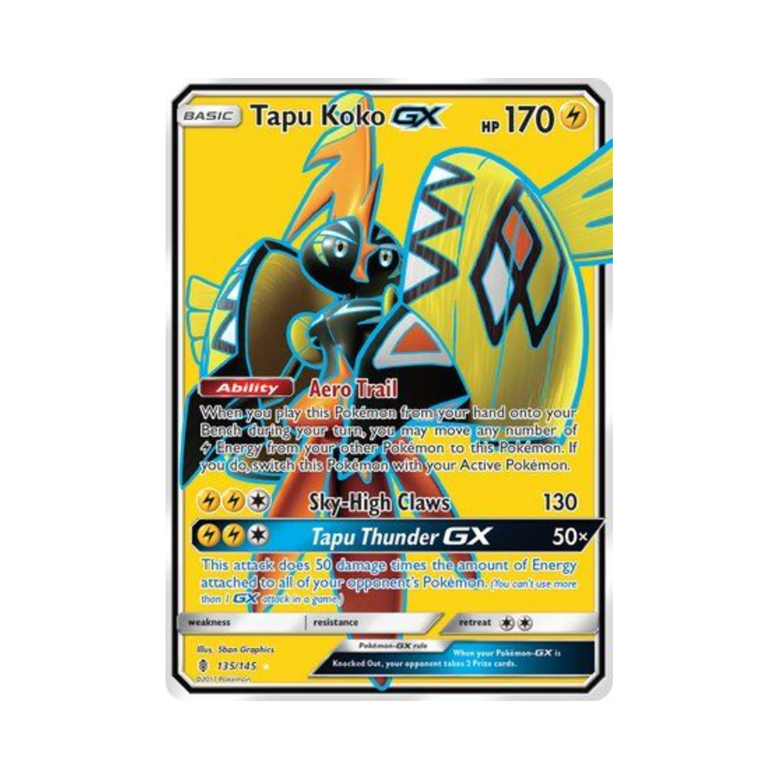 포켓몬 TCG 카푸꼬꼬꼭 GX RU 가디언스 라이징 (영문판)(Pokemon TCG Tapu Koko GX RU Guardians Rising (English Ver.)) - 1