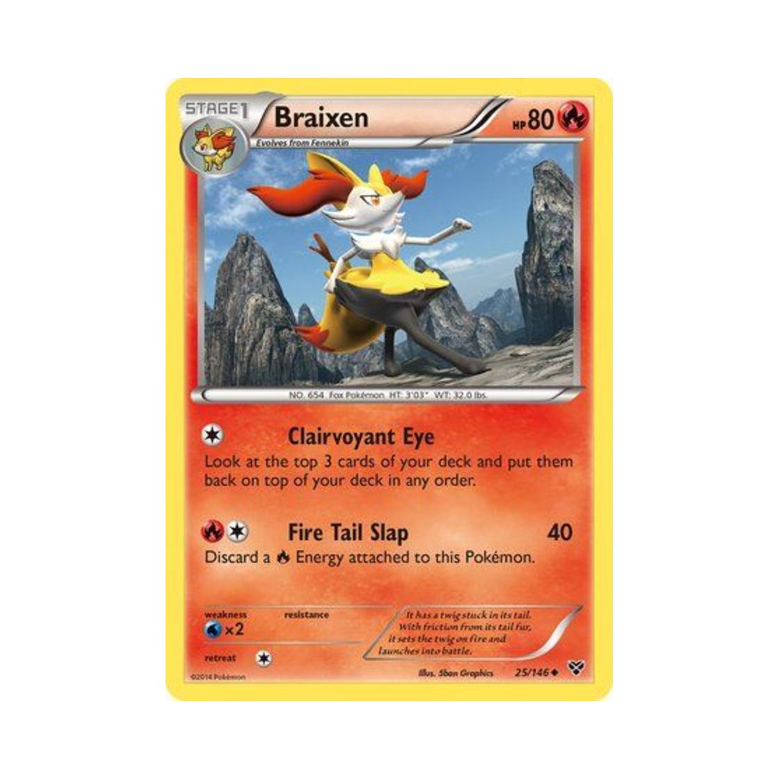 포켓몬 TCG 테르나 U XY (영문판)(Pokemon TCG Braixen U XY (English Ver.)) - 1