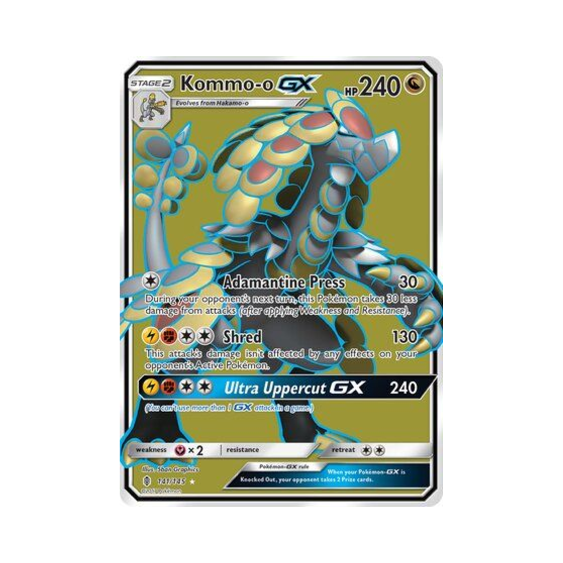 포켓몬 TCG 짜랑고우거 GX RU 가디언스 라이징 (영문판)(Pokemon TCG Kommo o GX RU Guardians Rising (English Ver.)) - 1