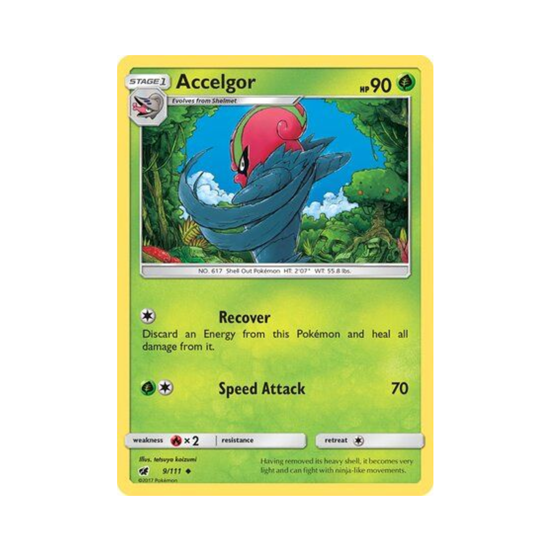 포켓몬 TCG 어지리더 U 크림슨 인베이전 (영문판)(Pokemon TCG Accelgor U Crimson Invasion (English Ver.)) - 1