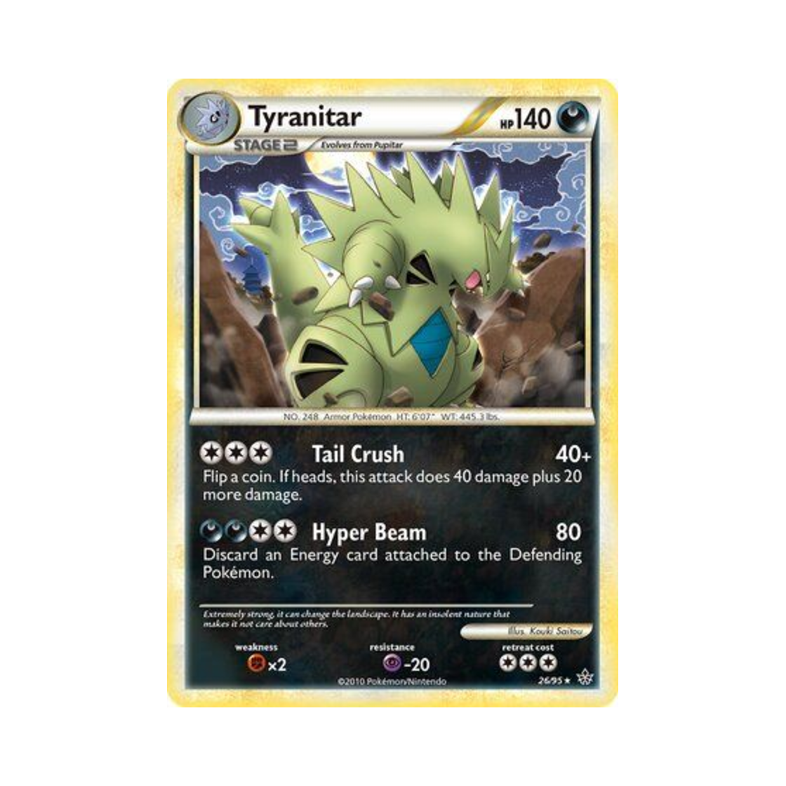 포켓몬 TCG 마기라스 R 언리쉬드 (영문판)(Pokemon TCG Tyranitar R Unleashed (English Ver.)) - 1