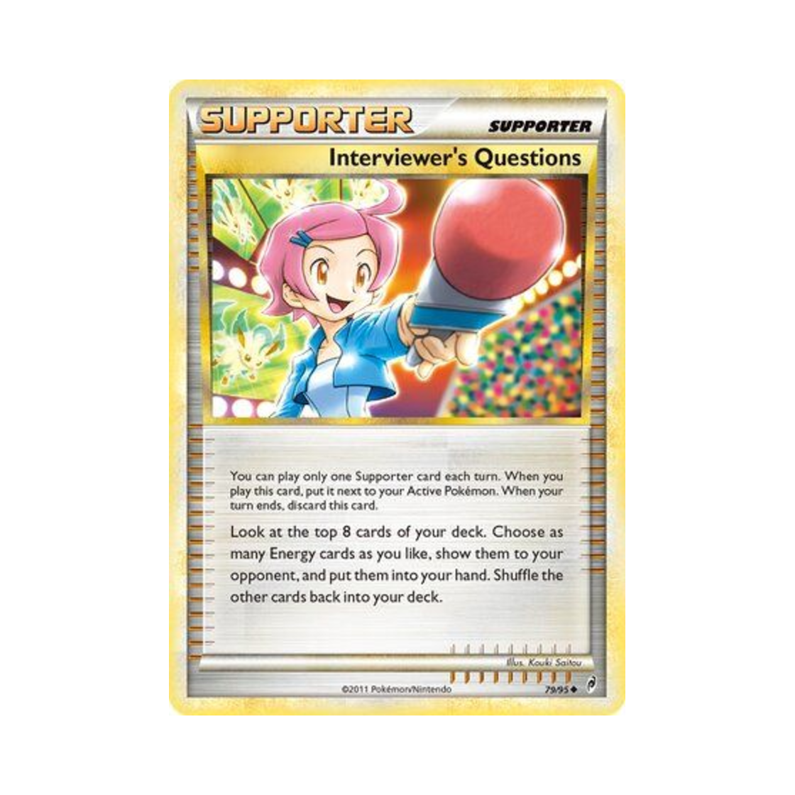 포켓몬 TCG 인터뷰어스 퀘스천 U 콜 오브 레전즈 (영문판)(Pokemon TCG Interviewer's Questions U Call of Legends (English Ver.)) - 1