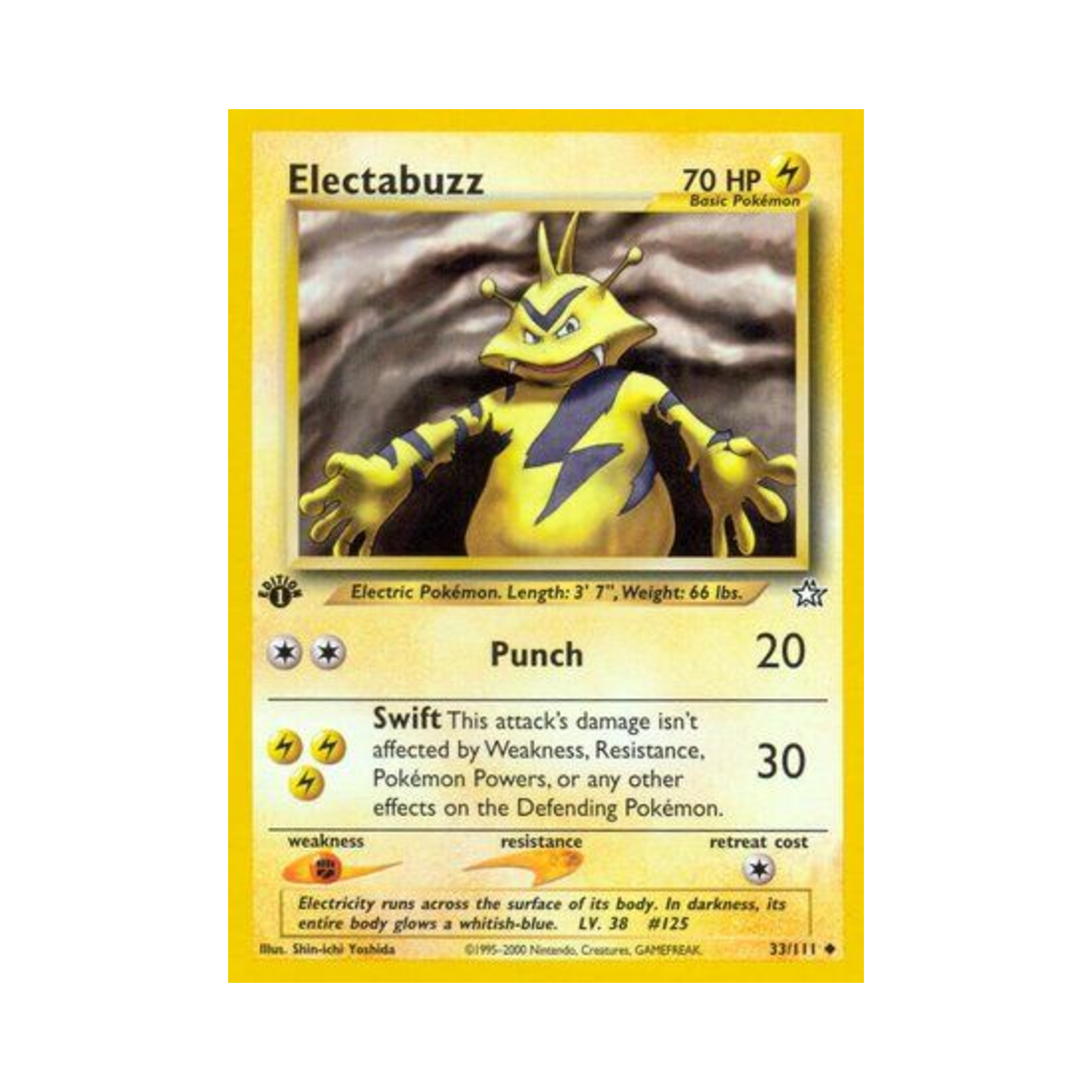포켓몬 TCG 에레브 U 네오 제네시스 (영문판)(Pokemon TCG Electabuzz U Neo Genesis (English Ver.)) - 1