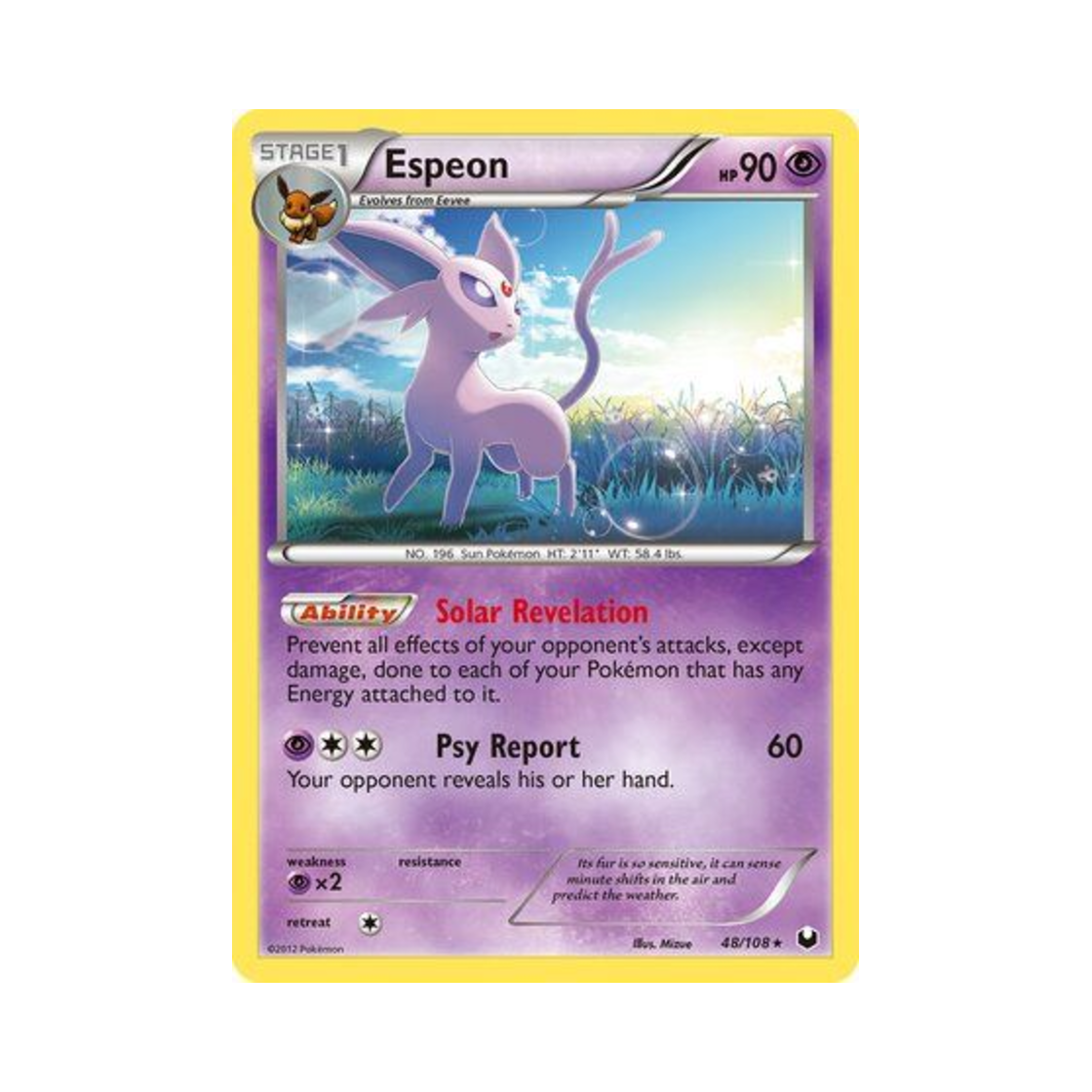 포켓몬 TCG 에브이 R 다크 익스플로러스 (영문판)(Pokemon TCG Espeon R Dark Explorers (English Ver.)) - 1