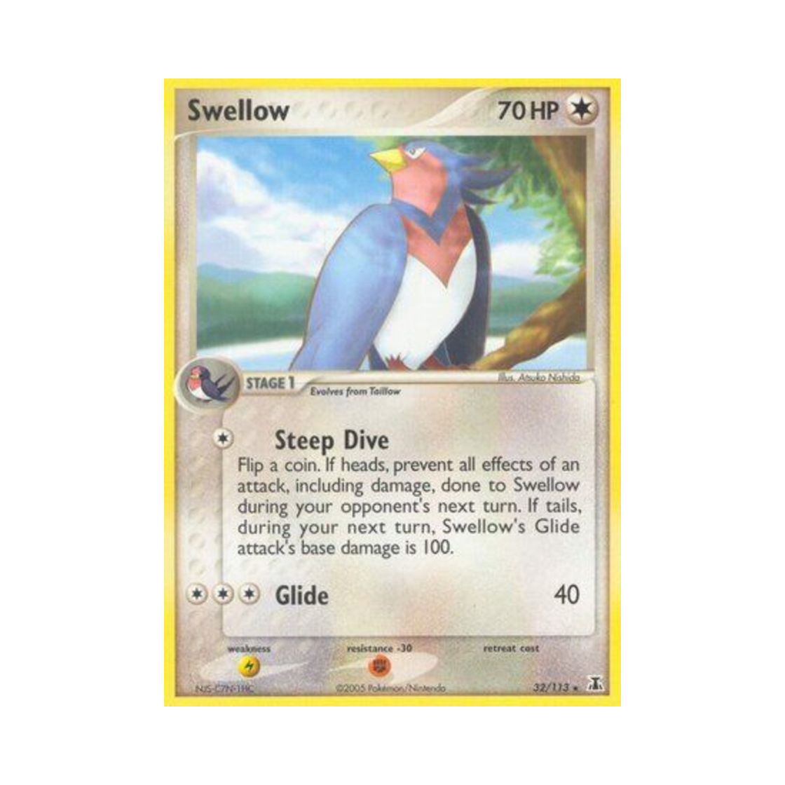 포켓몬 TCG 스왈로 R EX 델타 스페이시스 (영문판)(Pokemon TCG Swellow R EX Delta Species (English Ver.)) - 1