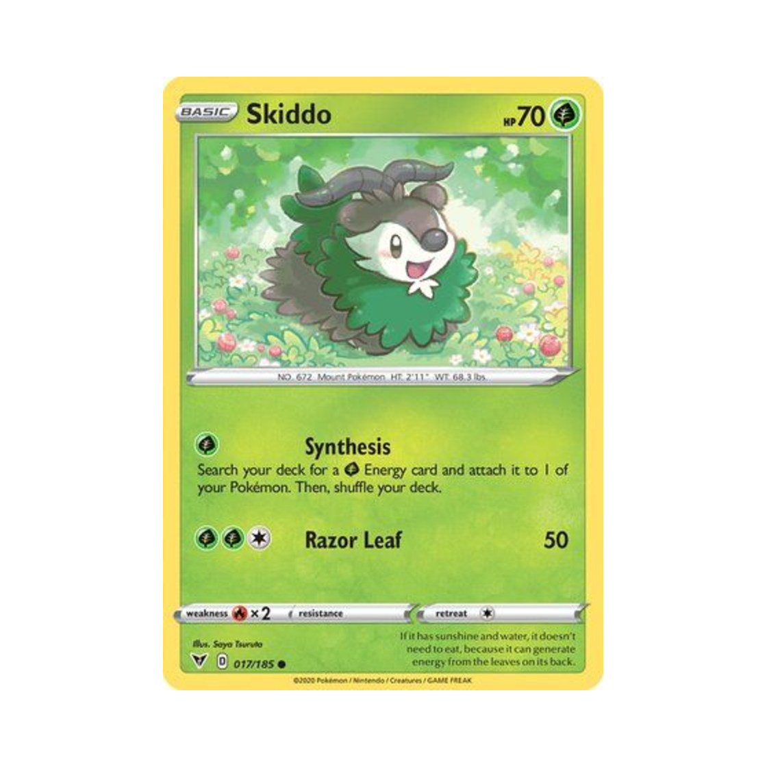 포켓몬 TCG 메이클 C 비비드 볼티지 (영문판)(Pokemon TCG Skiddo C Vivid Voltage (English Ver.)) - 1