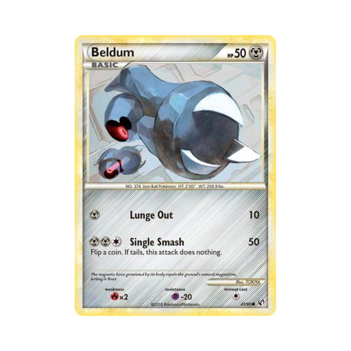 포켓몬 TCG 메탕 C 언던티드 (영문판)(Pokemon TCG Beldum C Undaunted (English Ver.)) - 1