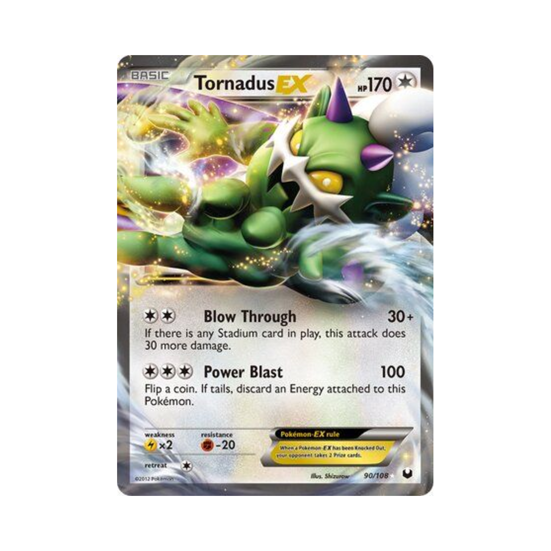 포켓몬 TCG 토네로스 ex RHE 다크 익스플로러스 (영문판)(Pokemon TCG Tornadus ex RHE Dark Explorers (English Ver.)) - 1