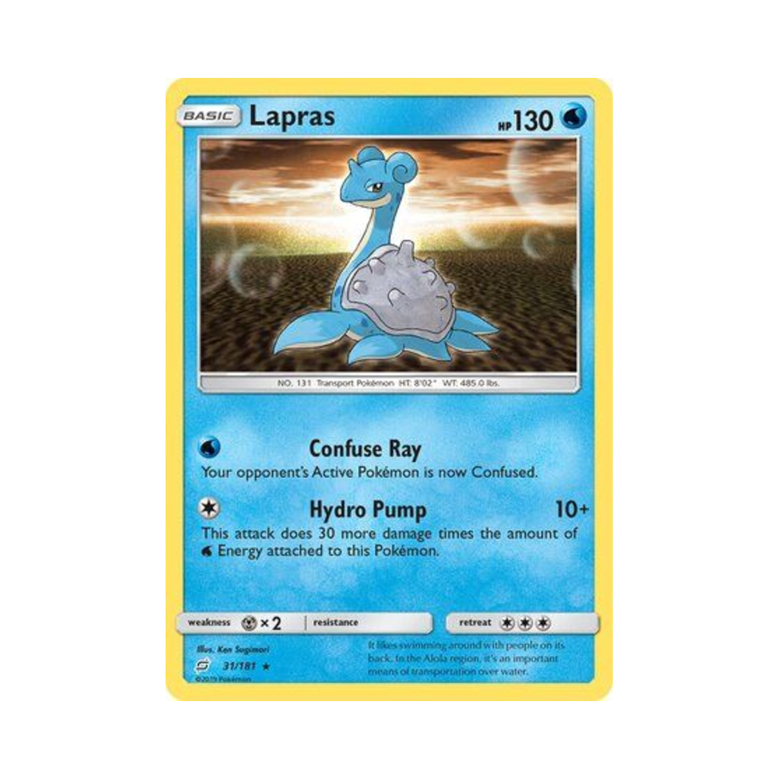 포켓몬 TCG 라프라스 R 팀업 (영문판)(Pokemon TCG Lapras R Team Up (English Ver.)) - 1