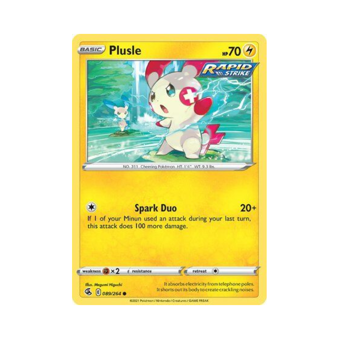 포켓몬 TCG 플러시 C 퓨전 스트라이크 (영문판)(Pokemon TCG Plusle C Fusion Strike (English Ver.)) - 1