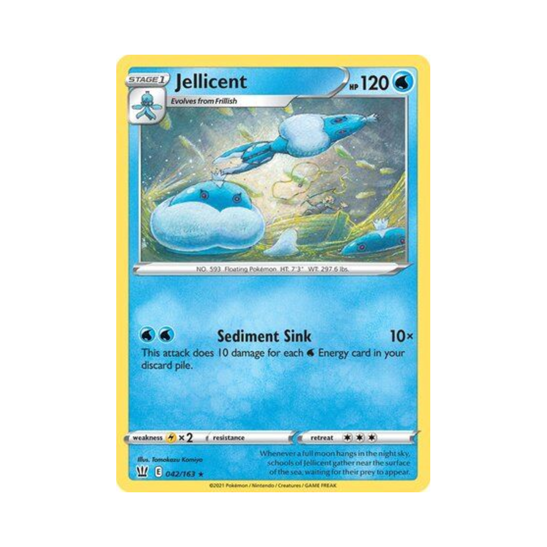 포켓몬 TCG 탱탱겔 R 배틀 스타일즈 (영문판)(Pokemon TCG Jellicent R Battle Styles (English Ver.)) - 1