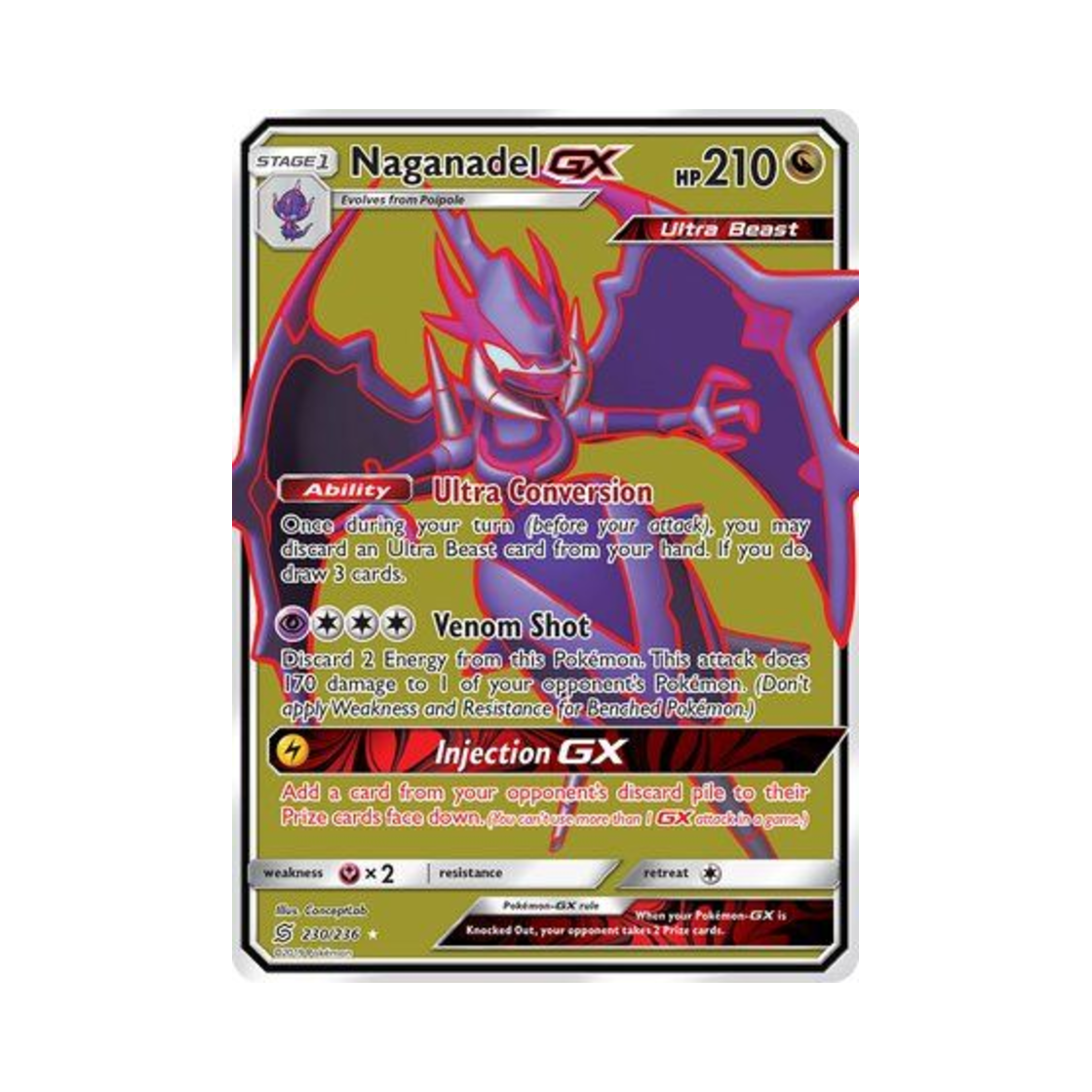 포켓몬 TCG 아고용 GX RU 유니파이드 마인즈 (영문판)(Pokemon TCG Naganadel GX RU Unified Minds (English Ver.)) - 1