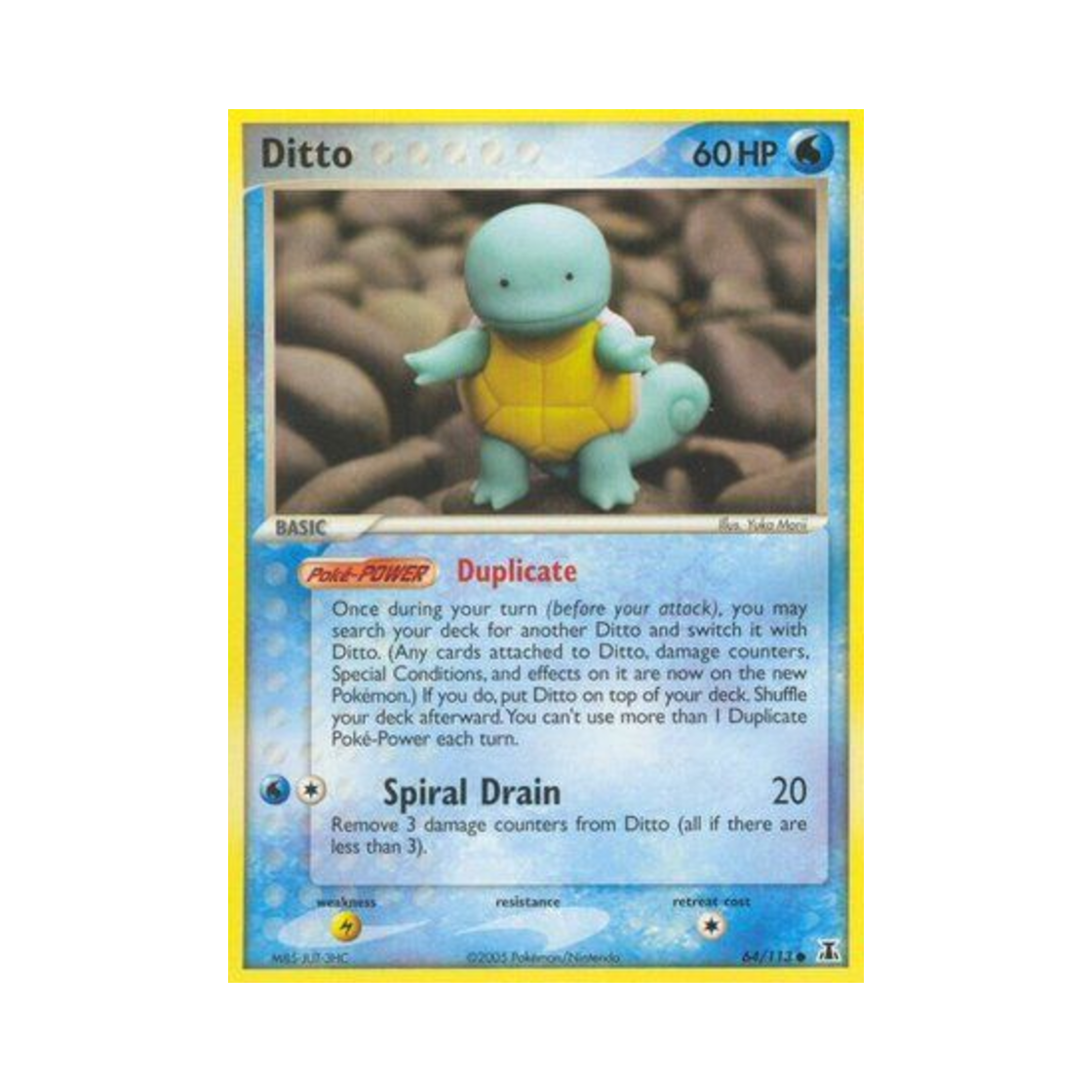 포켓몬 TCG 메타몽 C EX 델타 스페이시스 (영문판)(Pokemon TCG Ditto C EX Delta Species (English Ver.))