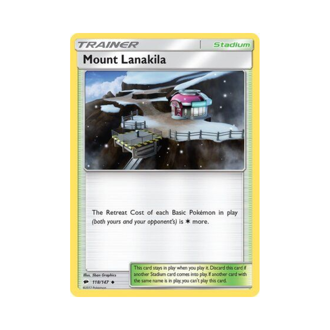 포켓몬 TCG 라나키라마운틴 U 버닝 쉐도우 (영문판)(Pokemon TCG Mount Lanakila U Burning Shadows (English Ver.)) - 1