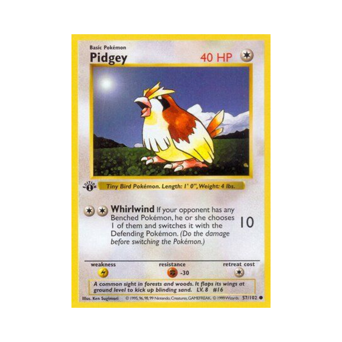 포켓몬 TCG 구구 C 베이스 세트 (영문판)(Pokemon TCG Pidgey C Base Set (English Ver.)) - 1