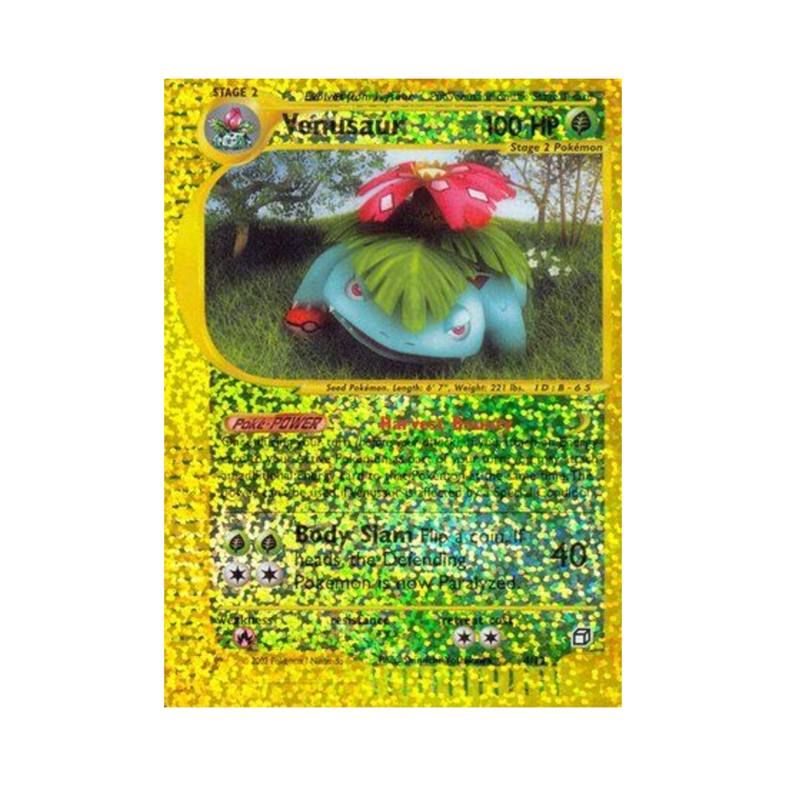 포켓몬 TCG 이상해꽃 RH 박스 토퍼스 e-카드 시리즈 (영문판)(Pokemon TCG Venusaur RH Box Toppers e-Card Series (English Ver.)) - 1