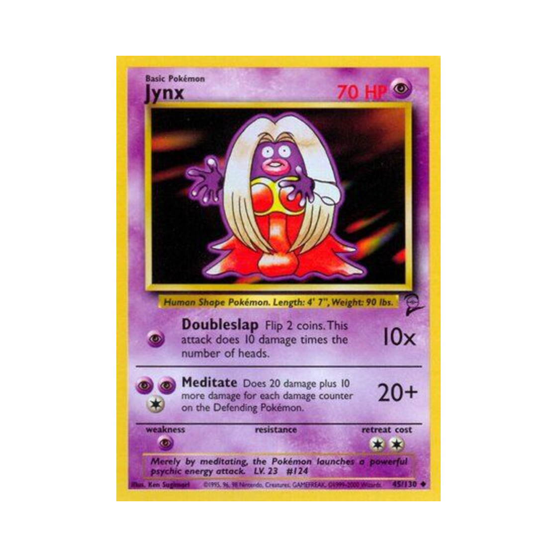 포켓몬 TCG 루주라 U 베이스 세트 2 (영문판)(Pokemon TCG Jynx U Base Set 2 (English Ver.)) - 1