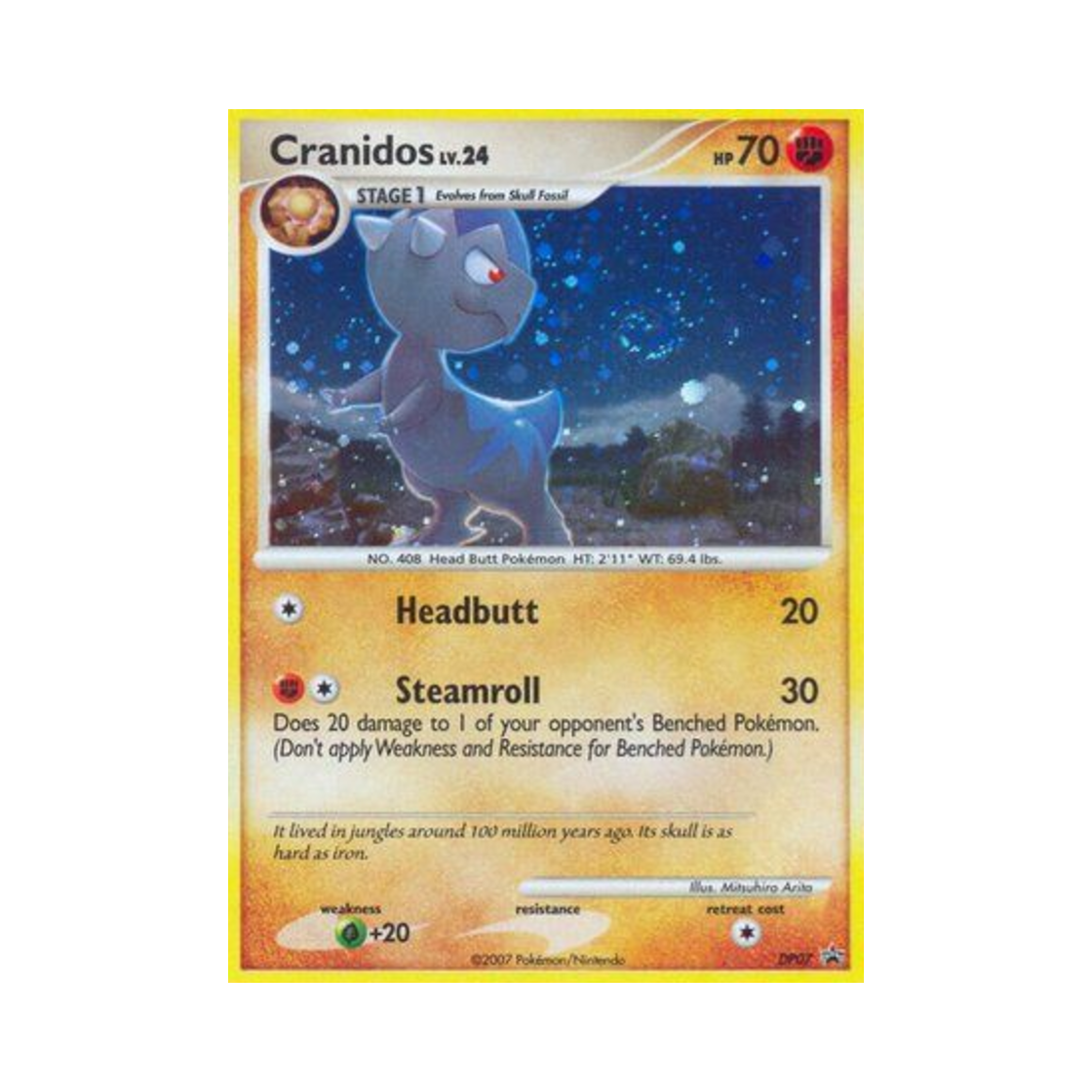 포켓몬 TCG 두개도스 P 다이아몬드 & 펄 프로모카드 (영문판)(Pokemon TCG Cranidos P Diamond & Pearl Promos (English Ver.)) - 1